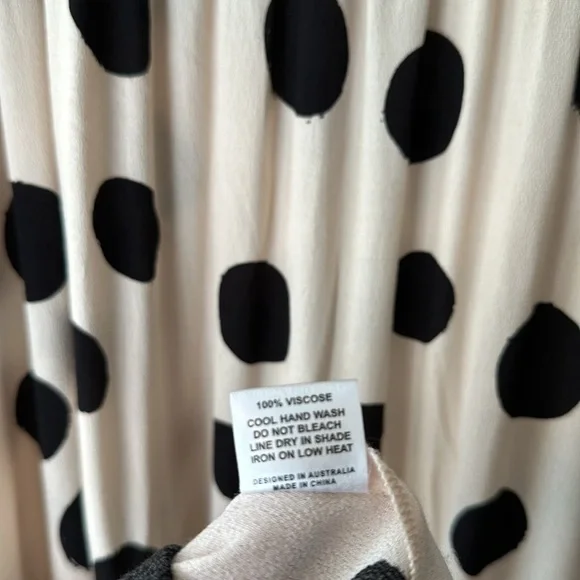 Kivari Polka Dot Midi Dress S